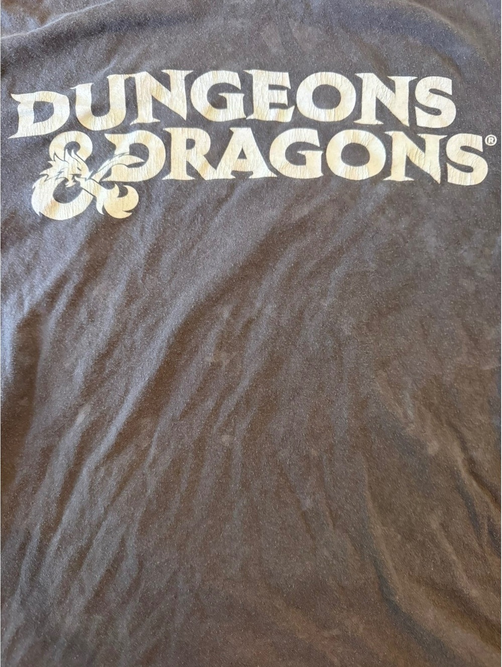 Dungeons & Dragons Vintage Graphic T-Shirt Skull Design Size S
